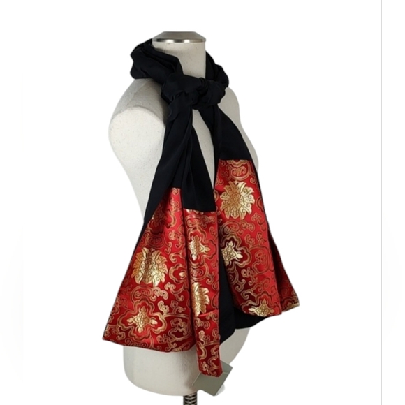 NWT 100% Silk Echo Vintage Wrap/Scarf 80" x 44" - Picture 3 of 10